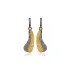 Modern Vintage Turkish 925 Silver Earrings