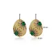Wholesale 925 Silver Emerald Starburst Earrings Wholesale 925 Silver Emerald Starburst Earrings