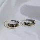 Boho Turkish 925 Sterling Silver Hoop Earrings Boho Turkish 925 Sterling Silver Hoop Earrings