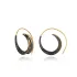 Tribal Boho Turkish 925 Silver Spiral Hoops