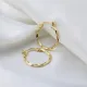 Minimalist Wave Design 20 mm Silver Hoop Earrings Minimalist Wave Design 20 mm Silver Hoop Earrings