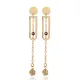 Plain Geometric Design Citrine Stone Earring Plain Geometric Design Citrine Stone Earring