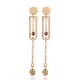 Plain Geometric Design Citrine Stone Earring Plain Geometric Design Citrine Stone Earring