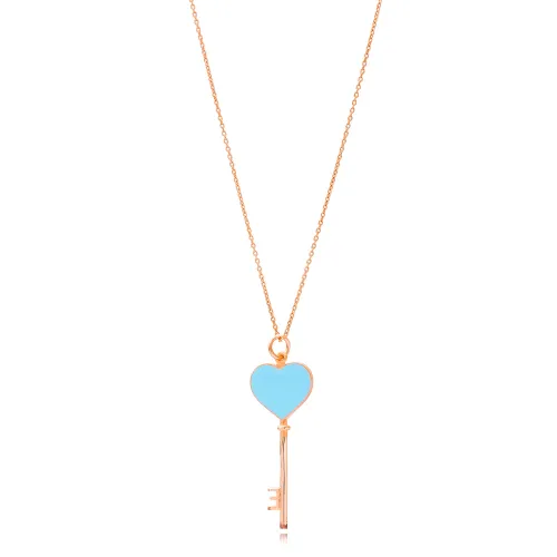 Heart Key Charm Wholesale Handmade Turkish 925 Silver Sterling Necklace Heart Key Charm Wholesale Handmade Turkish 925 Silver Sterling Necklace