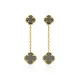 Black Clover 925 Silver Stud Earrings Black Clover 925 Silver Stud Earrings