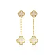 White Clover 925 Silver Stud Earrings White Clover 925 Silver Stud Earrings