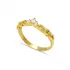Royal Crown Twist 925 Silver Cluster Ring
