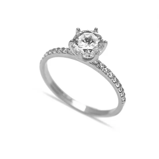 Radiance Solitaire CZ 925 Silver Ring Radiance Solitaire CZ 925 Silver Ring