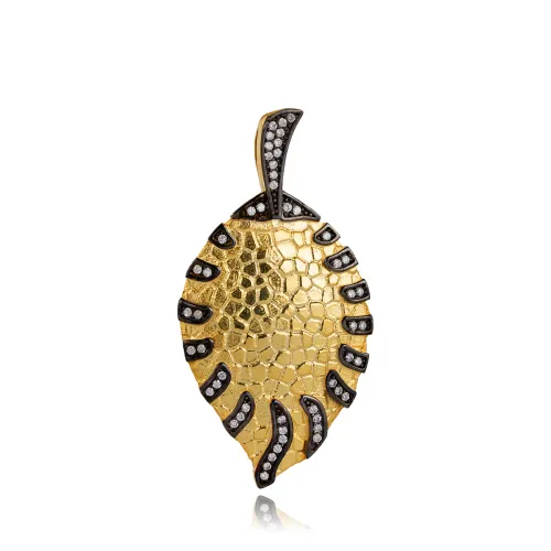 Exotic Pattern Design 925 Vintage Pendant Charm