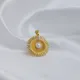 Sun Design Pearl Round Vintage Pendant Charm | 925 Sterling Silver Wholesale | Sade Silver Sun Design Pearl Round Vintage Pendant Charm - Sade 925 Silver Jewelry