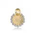 Pearl Circle Round Vintage Pendant Charm