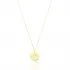 925 Silver Compass Disc Necklace