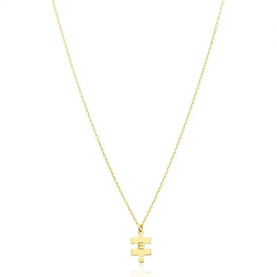 925 Silver Puzzle Piece Pendant | 925 Sterling Silver Wholesale | Sade Silver 925 Silver Puzzle Piece Pendant - Sade 925 Silver Jewelry