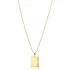 925 Silver Engraved Tag Necklace