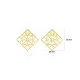 Wholesale Silver Geometric Stud Earrings | 925 Sterling Silver Wholesale | Sade Silver Wholesale Silver Geometric Stud Earrings - Sade 925 Silver Jewelry