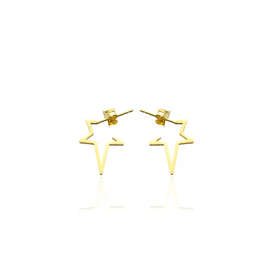 Turkish Wholesale 925 Silver Star Earrings | 925 Sterling Silver Wholesale | Sade Silver Turkish Wholesale 925 Silver Star Earrings - Sade 925 Silver Jewelry