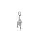 Plain Rock Symbol Silver Pendant Charm | 925 Sterling Silver Wholesale | Sade Silver Plain Rock Symbol Silver Pendant Charm - Sade 925 Silver Jewelry