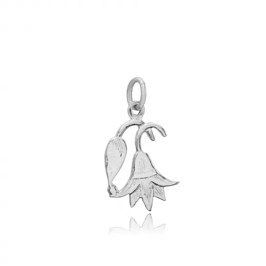 Egyptian Flower Pendant Charm Silver | 925 Sterling Silver Wholesale | Sade Silver Egyptian Flower Pendant Charm Silver - Sade 925 Silver Jewelry