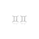 Gemini Horoscope 925 Silver Stud Earrings | 925 Sterling Silver Wholesale | Sade Silver Gemini Horoscope 925 Silver Stud Earrings - Sade 925 Silver Jewelry