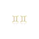 Gemini Horoscope 925 Silver Stud Earrings | 925 Sterling Silver Wholesale | Sade Silver Gemini Horoscope 925 Silver Stud Earrings - Sade 925 Silver Jewelry