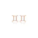 Gemini Horoscope 925 Silver Stud Earrings | 925 Sterling Silver Wholesale | Sade Silver Gemini Horoscope 925 Silver Stud Earrings - Sade 925 Silver Jewelry