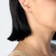 Aries Zodiac 925 Silver Stud Earrings | 925 Sterling Silver Wholesale | Sade Silver Aries Zodiac 925 Silver Stud Earrings - Sade 925 Silver Jewelry