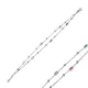 925 Silver Double Rainbow Baguette Bracelet | 925 Sterling Silver Wholesale | Sade Silver 925 Silver Double Rainbow Baguette Bracelet - Sade 925 Silver Jewelry