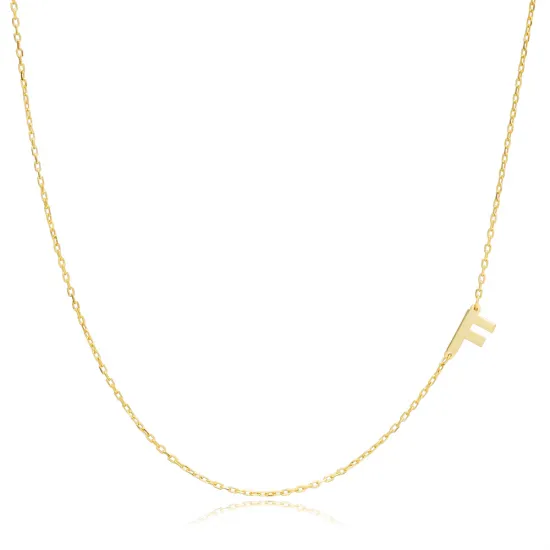 Plain Alphabet Letter 30 Forse Chain Wholesale Silver Necklace | 925 Sterling Silver Wholesale | Sade Silver Plain Alphabet Letter 30 Forse Chain Wholesale Silver Necklace - Sade 925 Silver Jewelry